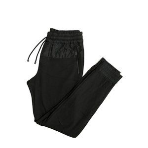 Canali Pants Mens 48 Black Edition Jogger Elastic Waist Ankle Cuff Activewear